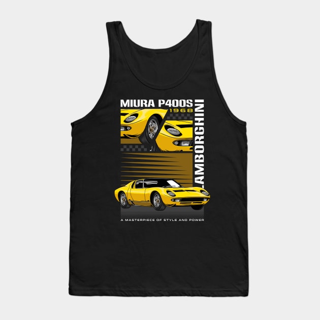 Vintage Exotic Car Tank Top by milatees